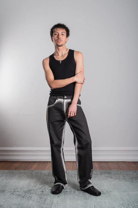 Wear Ricca Faded Black Pant