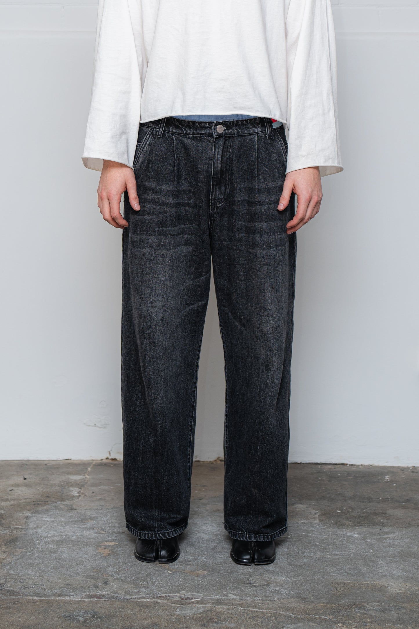 Ricca Black Washed Denim Jeans (PRE-ORDER)