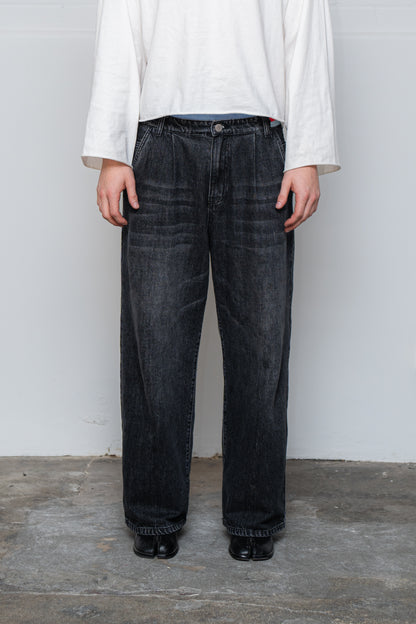 Ricca Black Washed Denim Jeans (PRE-ORDER)