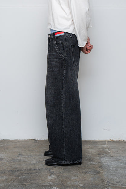 Ricca Black Washed Denim Jeans (PRE-ORDER)