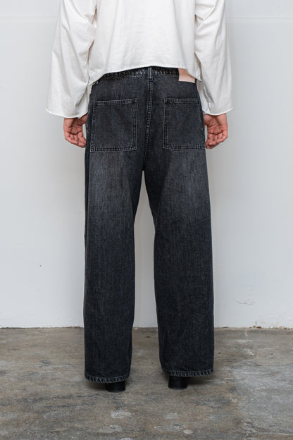 Ricca Black Washed Denim Jeans (PRE-ORDER)